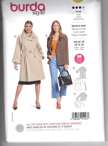 5824 burda style coat - 5824, &