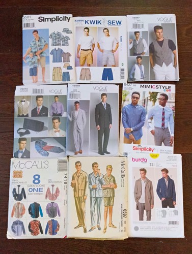 Men sewing pattern lot - sewing,