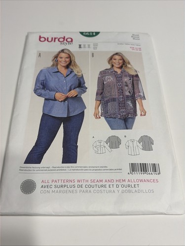 Burda style 6614 - burda, blouse