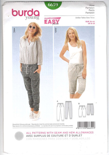 6659 burda young sweat pants - burda,